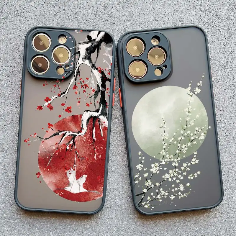 Pink Peach Blossom Floral Phone Case - Elegant Flower Back Cover