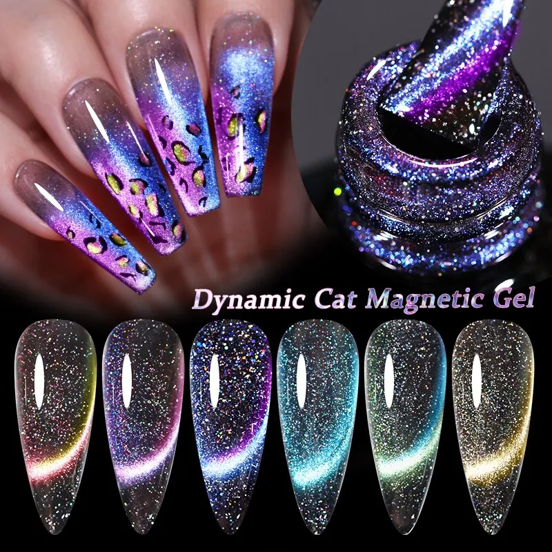 galaxy glow reflective nail polish gel