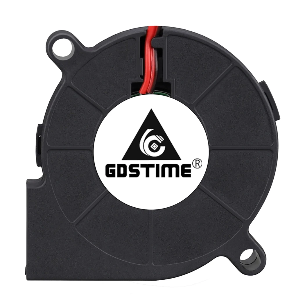 Gdstime Radial Turbo Blower dc 5v 24v 50x15 mm Acessórios para Impressora 3d Brushless dc Cooling Fan 5cm 5015 Cooler Fan Pcs - Imagem 4