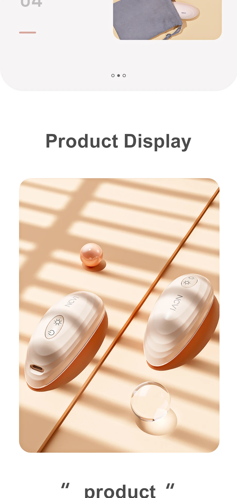 Tanio NCVI Warming Lactation Massager,2 Vibration & Heating modes