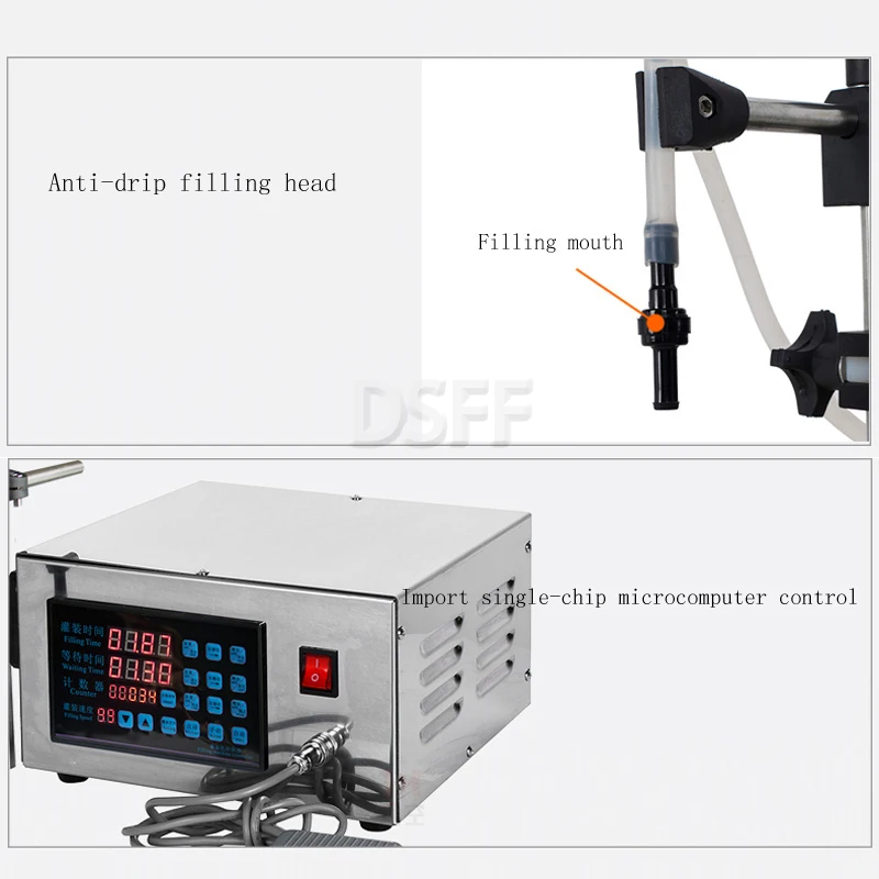 Automatic Desktop Cnc Beverage Oil Filling Machine Milk Washing Detergent Filling Equipment
