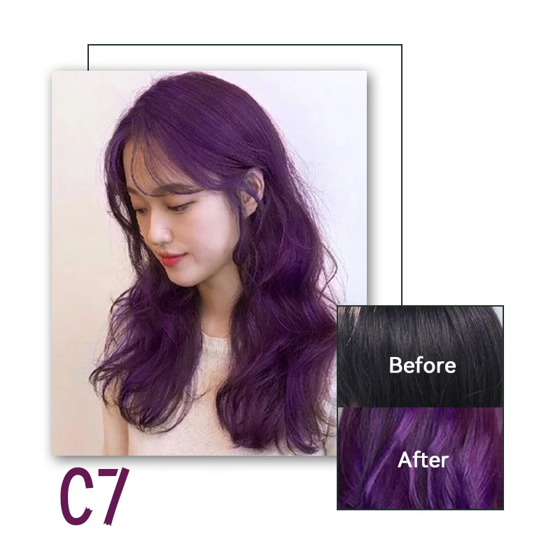 Dark Purple Hair Men