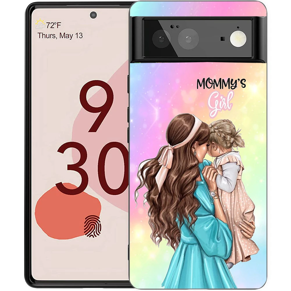 Super Mom Shockproof Silicone Baby Phone Case Cover