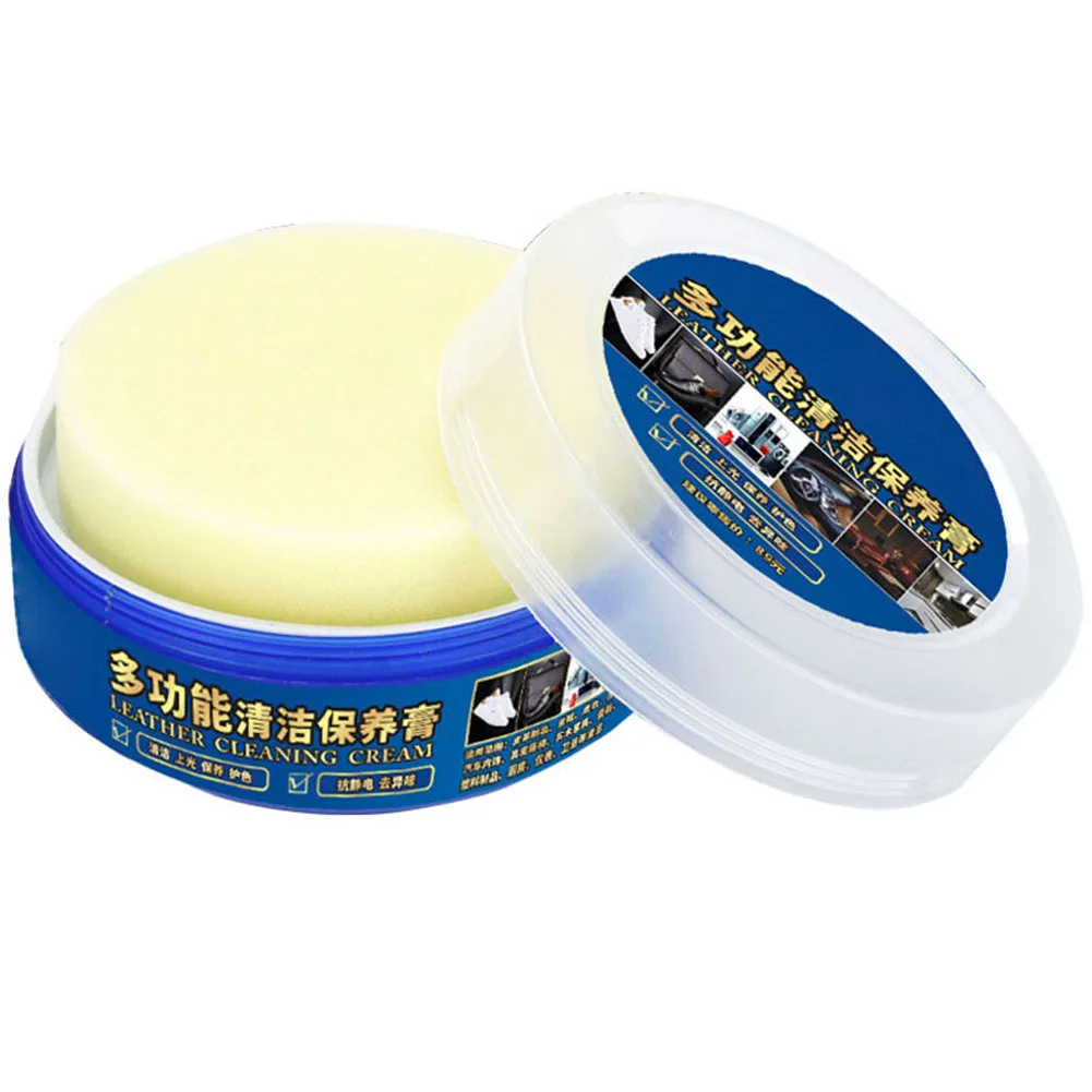 3 In 1 Deep Leather Conditioner Cream Restores Leather Surfaces Use On Furniture Car Seats Shoes Bags