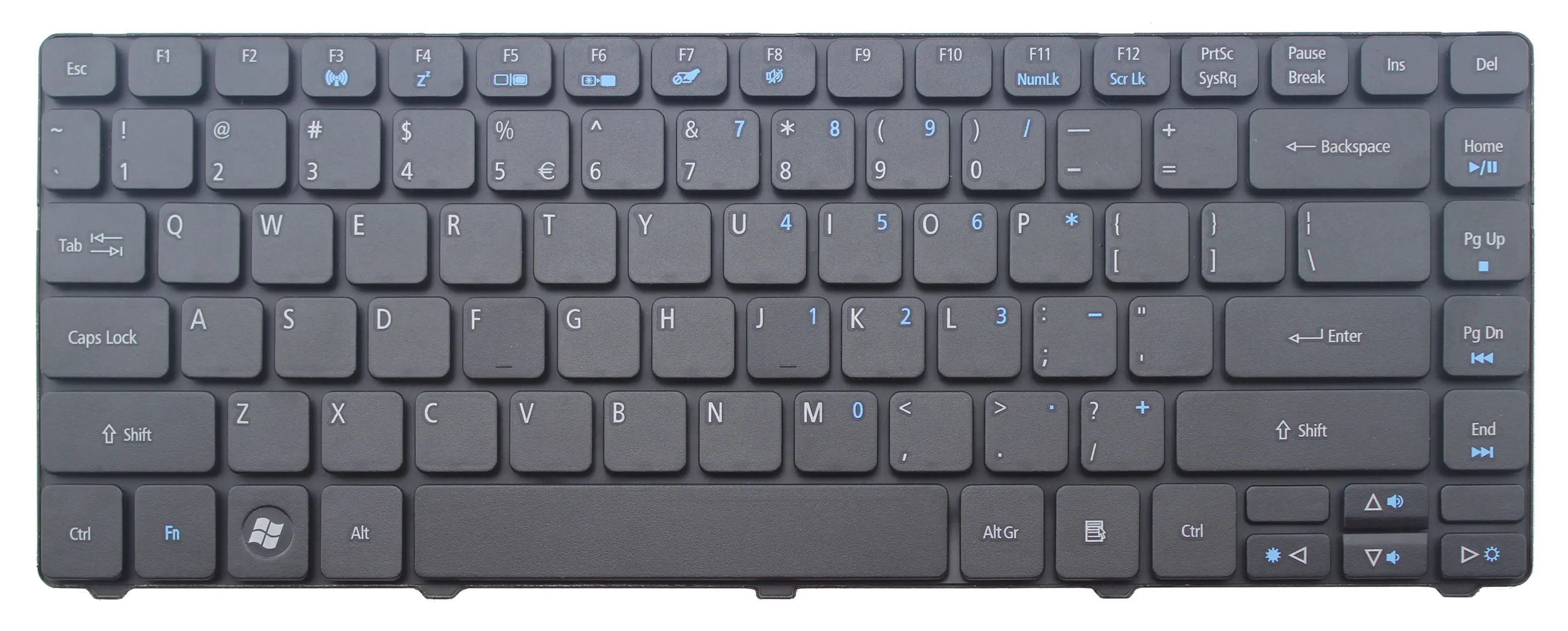 LARHON New Black UI English Keyboard For Acer Aspire 4810TG 4810TZ 4810TZG 4820 4820G 4820T 4820TG 4820TZ 4820TZG 5935 5935G | Компьютеры