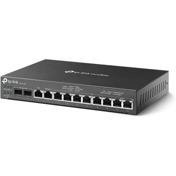TP-Link ER7212PC | Omada Router, PoE Switch & Controller 3-in-1 Gigabit VPN Router | Up to 4 WAN | 8 PoE+ LAN Port @ 110W 1