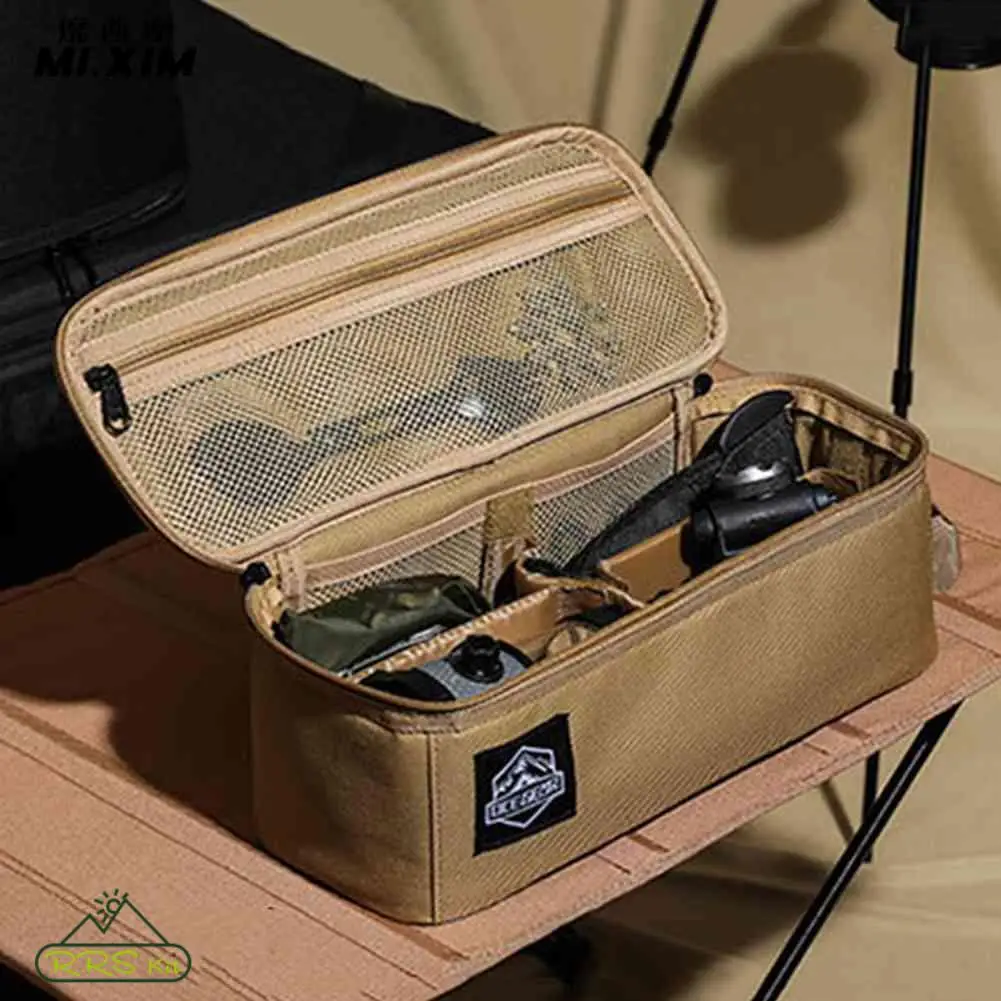 

Waterproof Double Zipper Bags For Traveling Hiking BBQ Outdoor Camping Storage Pouch Multipurpose Camping Accessories Tool Bag