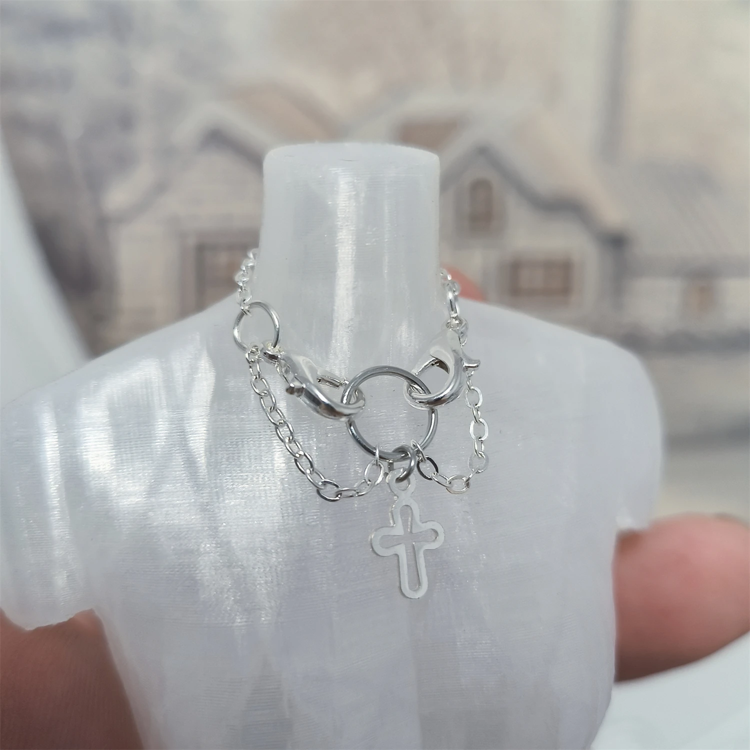 Моделирование N0006 ожерелье в готическом стиле для куклы мини для 30 см, Ob22, OB24, Ymy, Licca, Azones, Blyth аксессуары для кукол