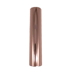 Gold Silver Hot Stamping Foil Paper Rolls for DIY Crafting and Heat Transfer (Rose Gold)