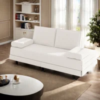 Rosahqnda 2-местный диван с функцией сна, раскладной диван-кровать, двуспальный диван, многофункциональный диван для гостиной — изображение 5