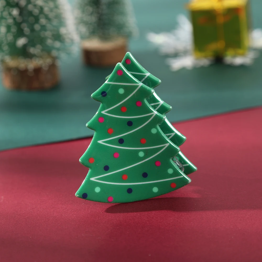 Christmas Snowman Hair Claw Cute Ponytail Hairpin Hair Clips Hair Crab Claw For Ladies Festival Fashion Hair Accessories