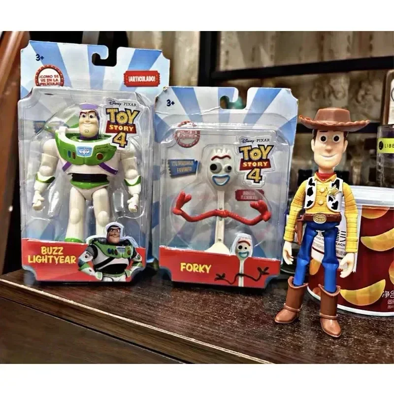 2024 Disney Toy Story Cute Figure Juguete Jessie Woody Buzz Lightyear Forky Bo Peep Duke Caboom Action Figures Bambola Regalo Bambino