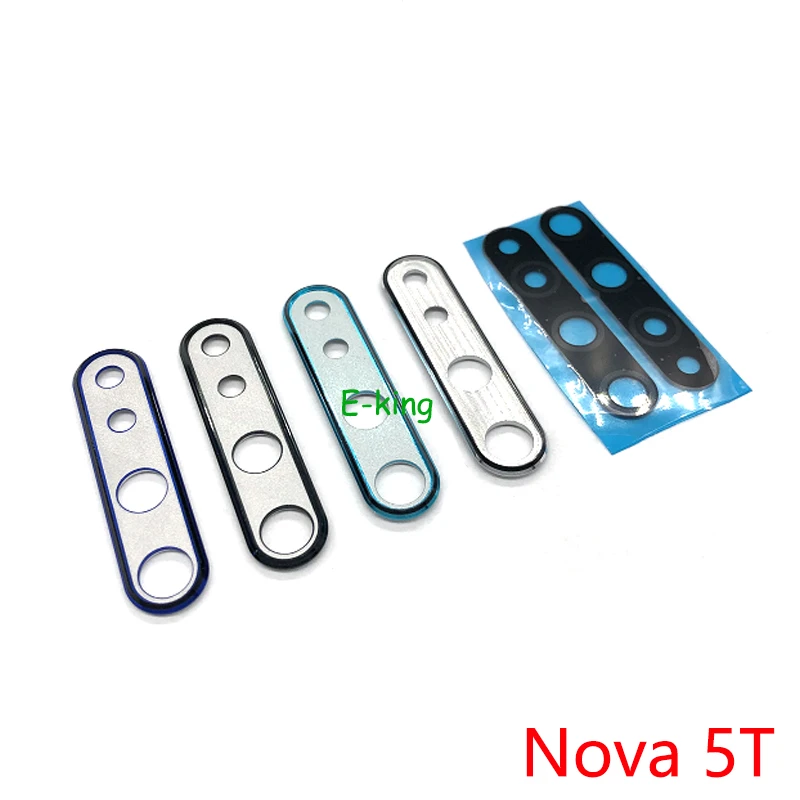 sony lens camera phones For Huawei Nova 5T Rear Camera Lens Glass Cover Frame Ring Holder Braket Assembly moment phone cases