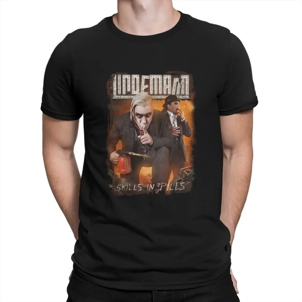 

Music Skills In Pills Unique TShirt L-Lindemann Leisure T Shirt Summer T-shirt For Adult
