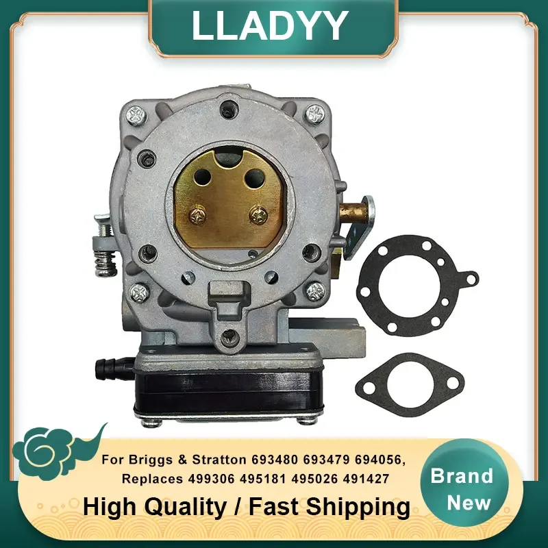 

Carburetor Carb Compatible with Briggs & Stratton 693480 693479 694056, Replaces 499306 495181 495026 491427