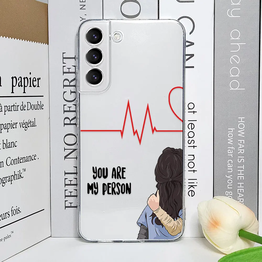 Cartoon Greys Anatomy You Are My Person Clear Phone Case for Samsung Galaxy S25 S24 S23 Ultra S22 Plus S21 FE Soft Covers Fundas 2 Cartoon Greys Anatomy You Are My Person Clear Phone Case for Samsung Galaxy S25 S24 S23 Ultra S22 Plus S21 FE Soft Covers Fundas – Bild 2