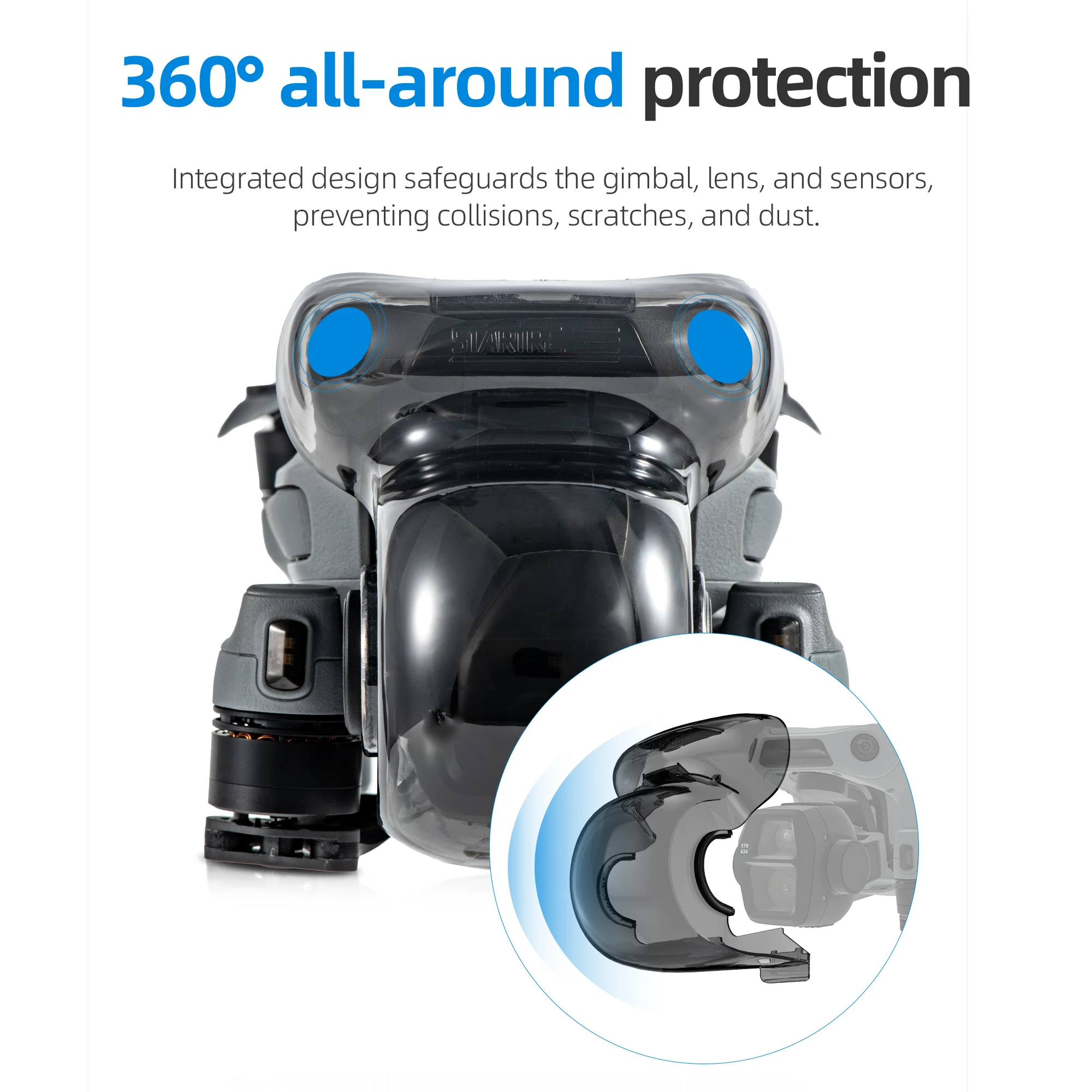 Drone Gimbal Protector STARTRC Gimbal Protector For DJI Air 3S Camera Lens