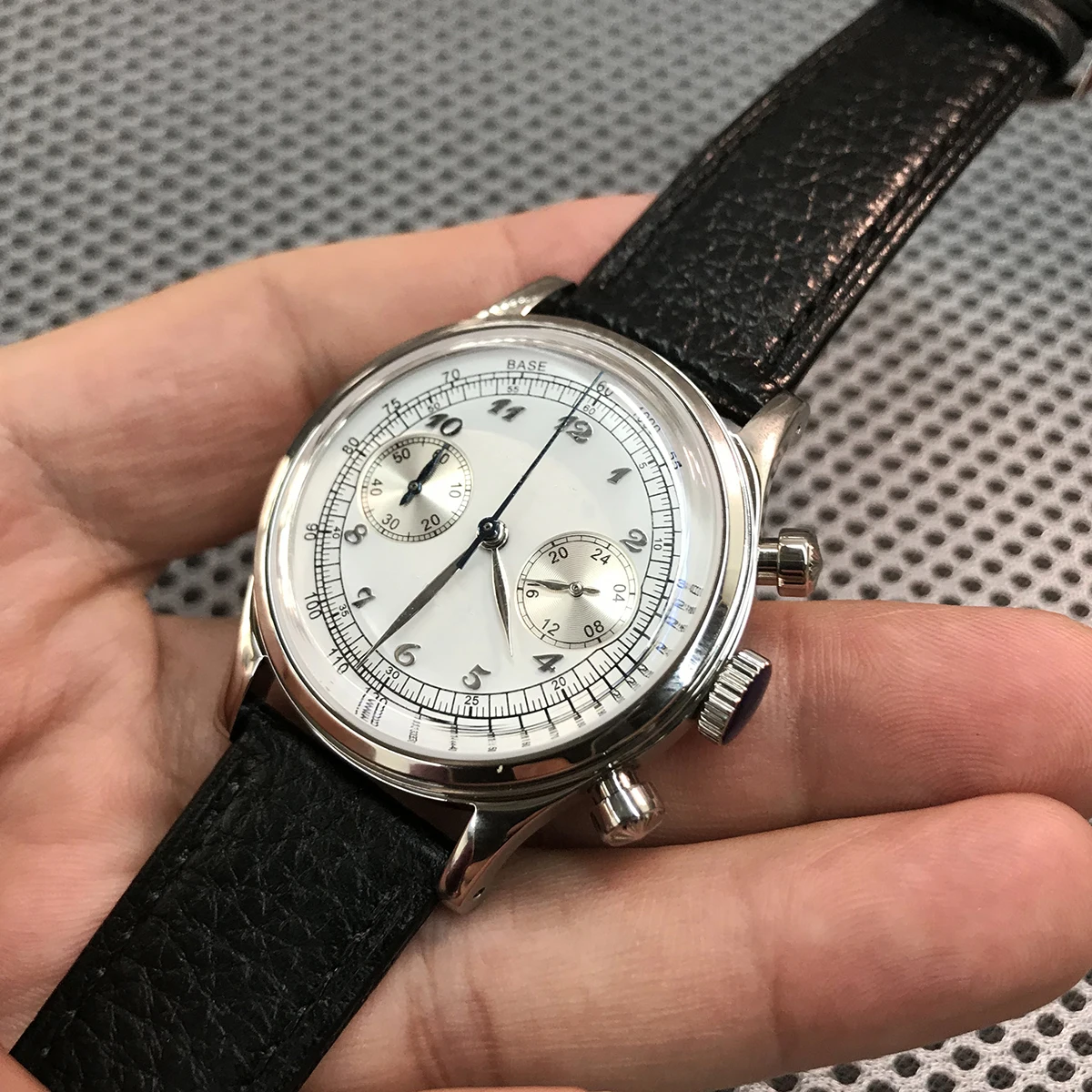 Hruodland Fashion Quartz Chronograph Mens Watches VK64 Sapphire