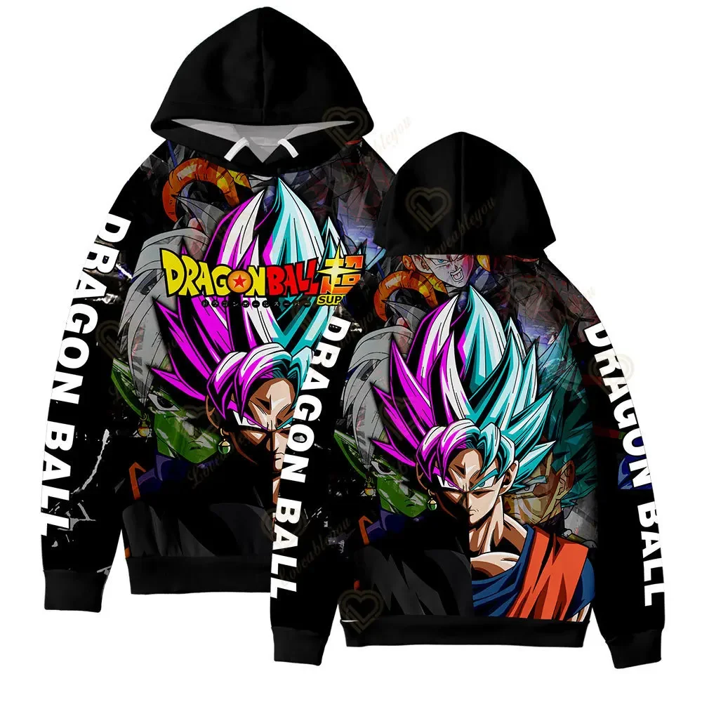 Children Hoodie Dragon Ball Black Myth Wukong Autumn Boy Cartoon 3d Fashion