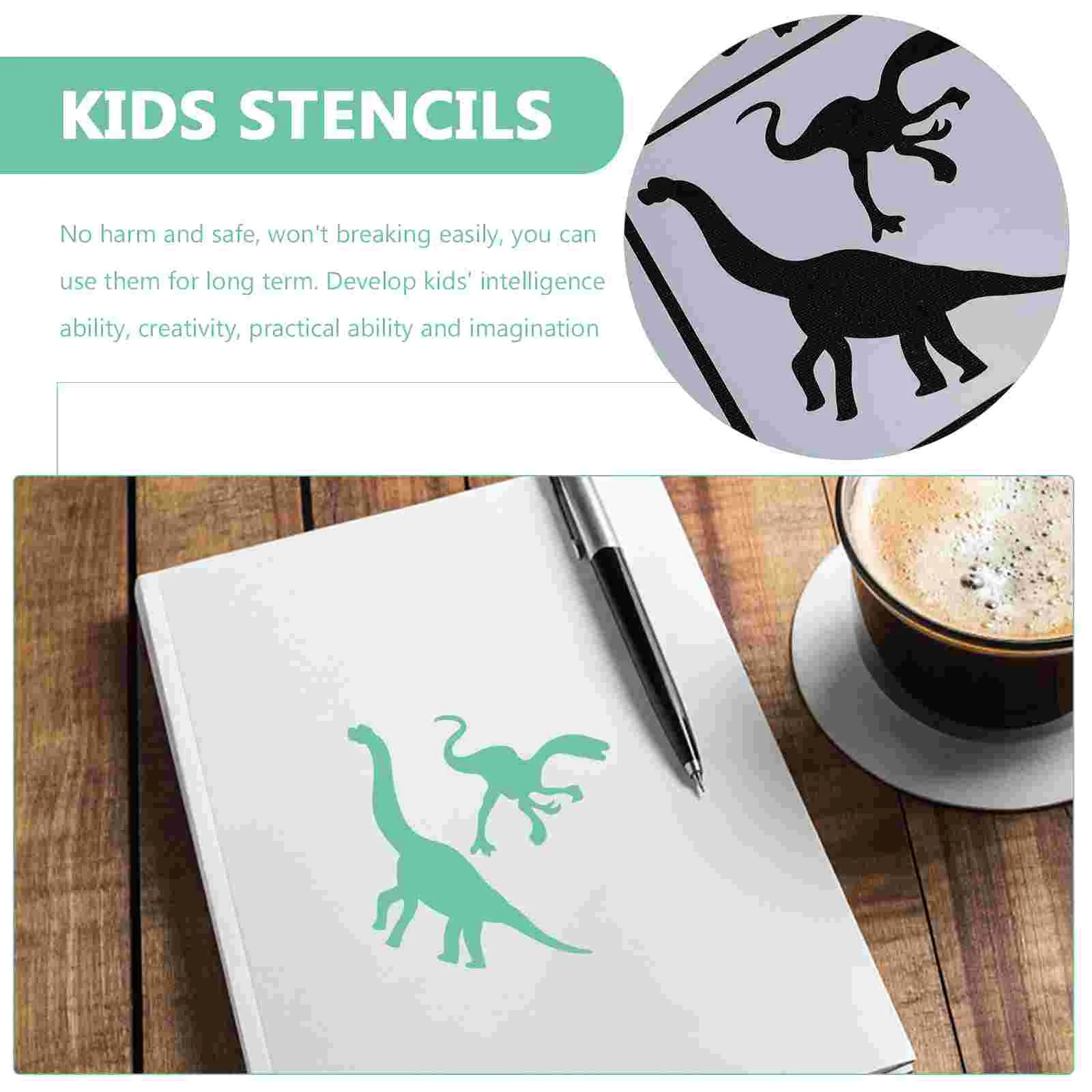 Wholesale PET Hollow out Drawing Painting Stencils Sets for Kids