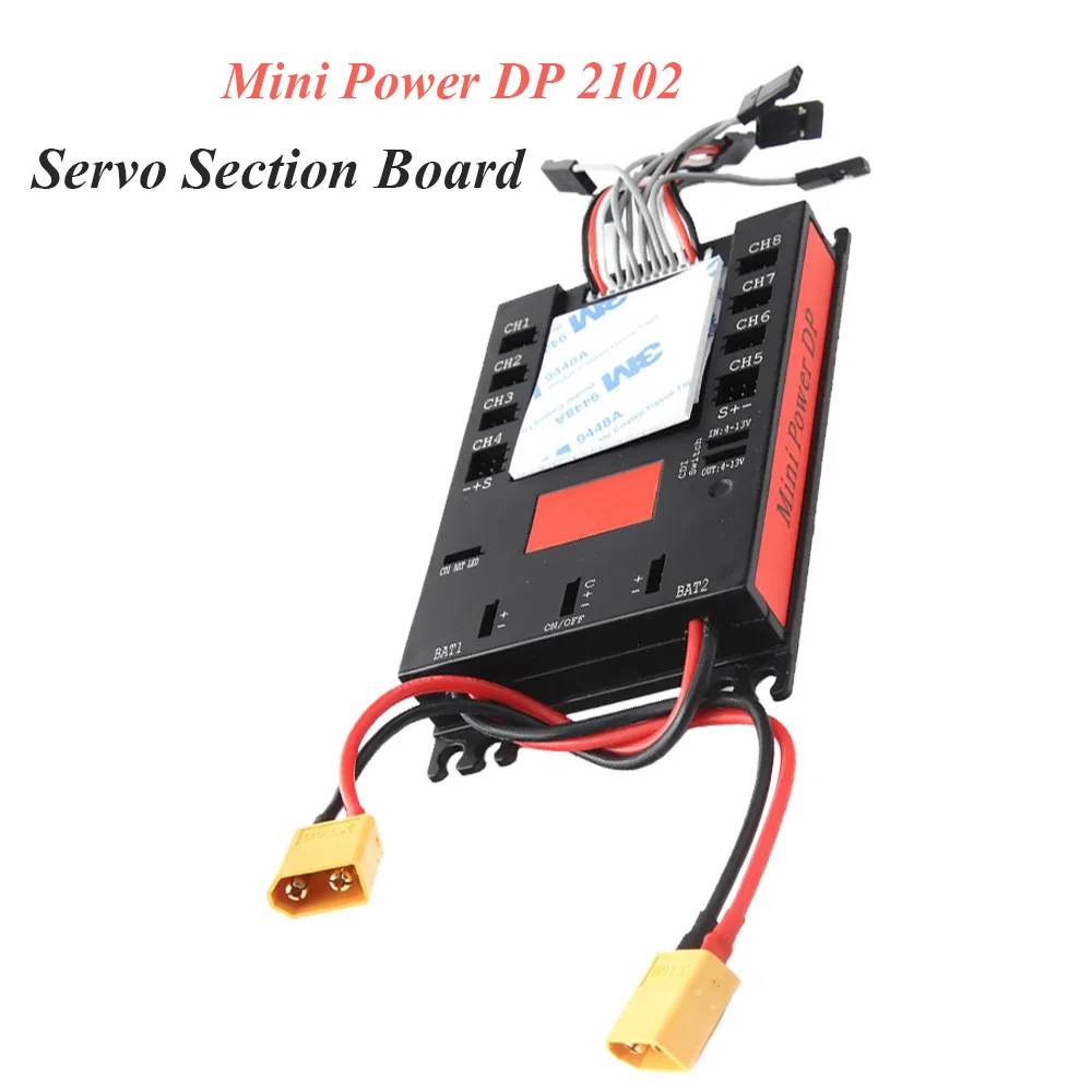 Power Mini 2102 # Dp Servo Sezione Board Integrato Cdi Remote Cut Off Per Gas Fixed Wing Plane Servo Power Distributorv