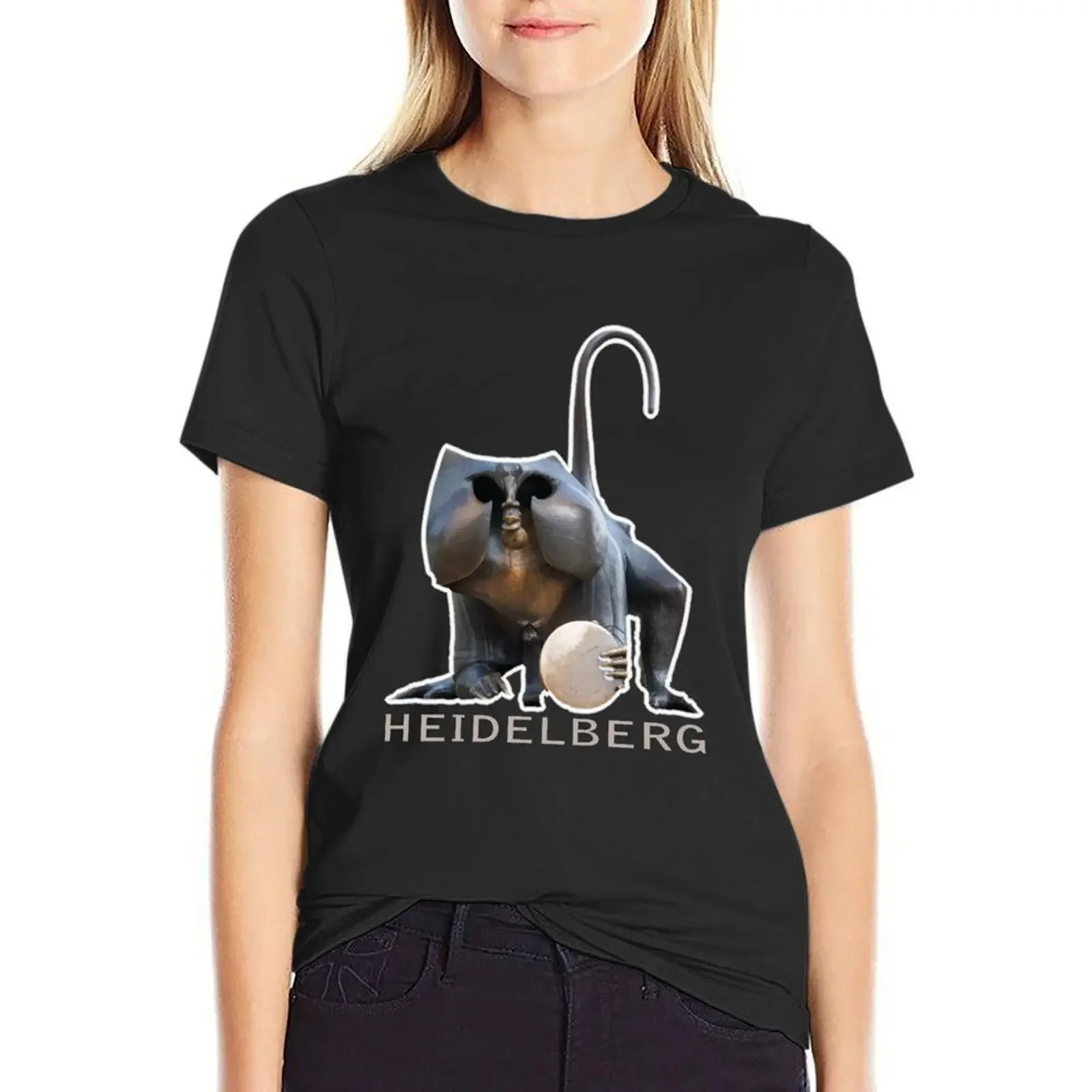 

Heidelberg T-Shirt graphics summer tops lady clothes tops for Women
