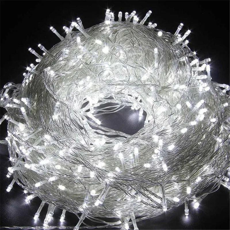 thumbnail image 1 of Novedad 600 LED 100M Cadena de luces intermitentes para exteriores/interiores Fiesta de bodas Árbol de Navidad Luces decorativas de hadas centelleantes, 1 of 5