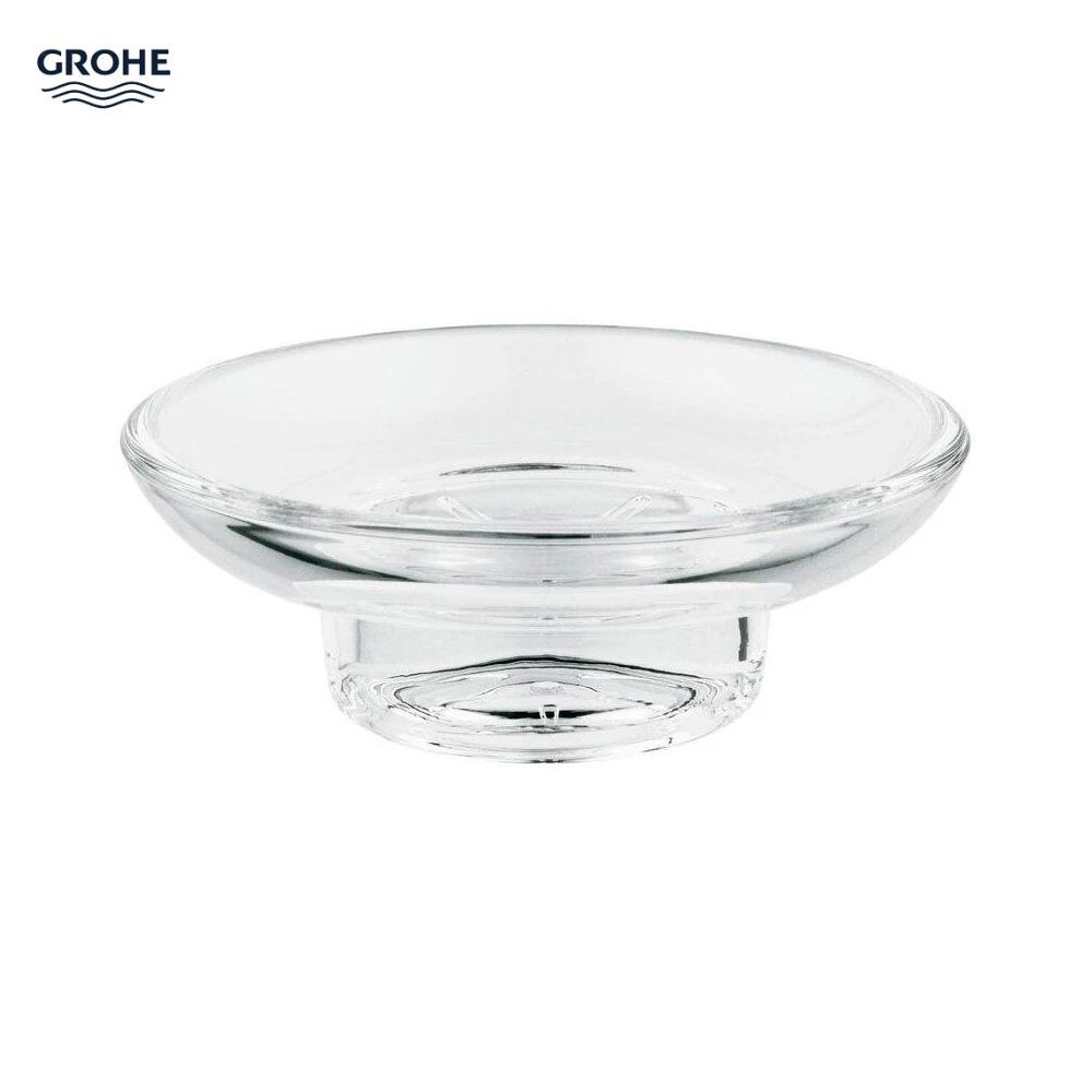 Мыльница Grohe Essentials 40368001 прозрачное стекло | Обустройство дома