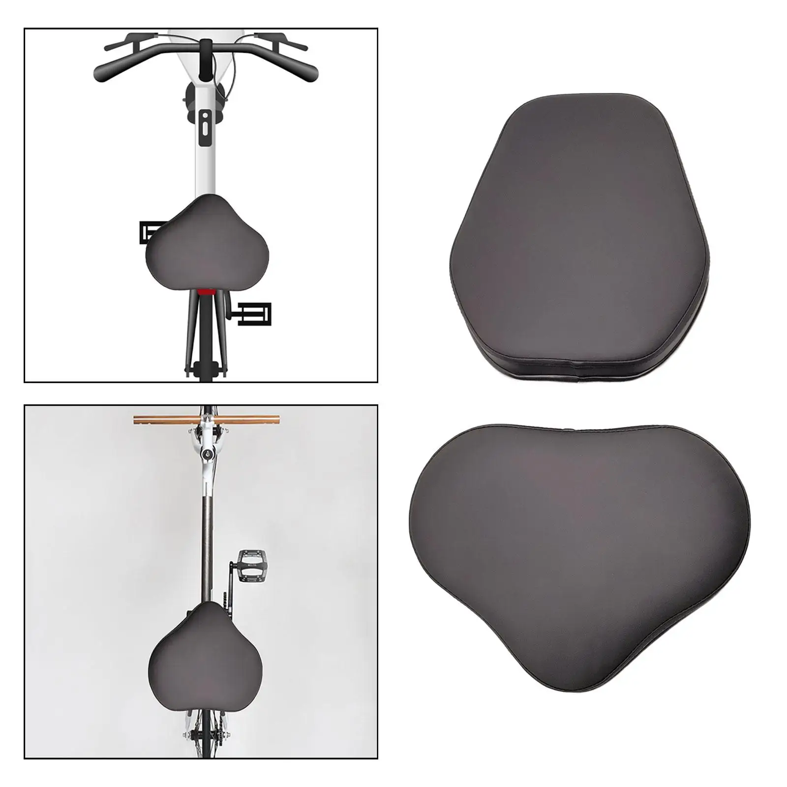 Bike seat,bike seat cushion,wide bike seat,exercise bike seat replacement