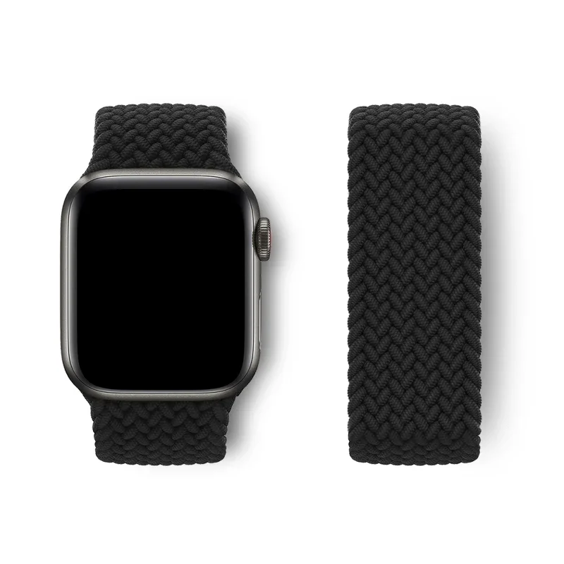 Elastic Braided Loop Watch Band Strap in Multiple Sizes
