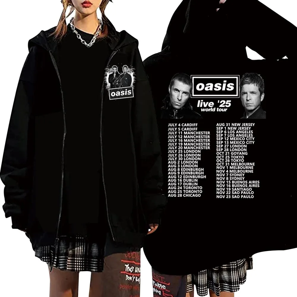 oasis ブラックジャンパー live '25 Liam Gallagher Oasis Live '25 World Tour Black Jacket