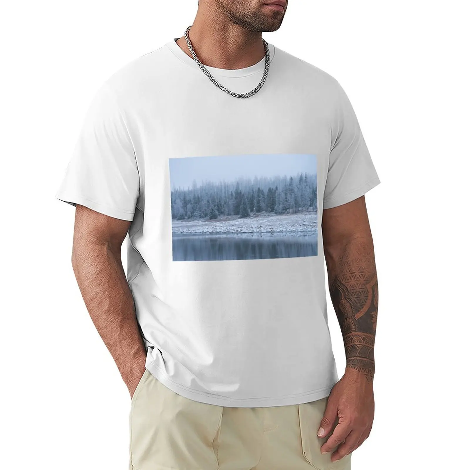 

winter forest T-Shirt plus sizes hippie clothes summer clothes t shirts for men pack
