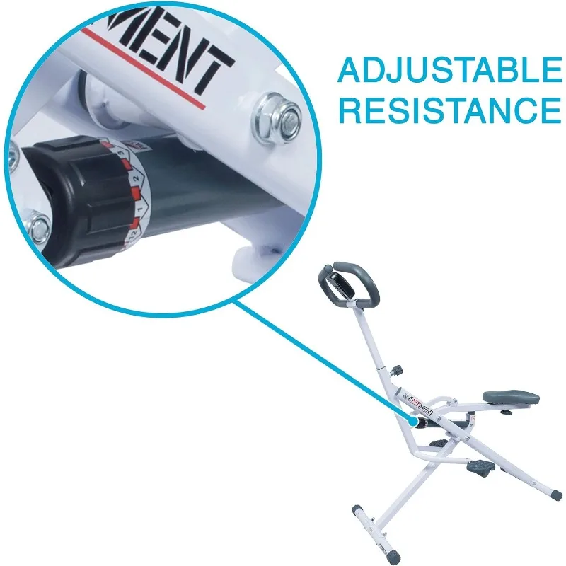 Rower-Ride Squat Machines for Home Exercise Trainer Total Body Abs and Glutes Butt Assist Db Method Upright Workout Rowing