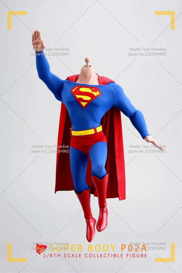 SHERO TOYS P01/P02 1/6 Soldier Anime Superman Hero Head