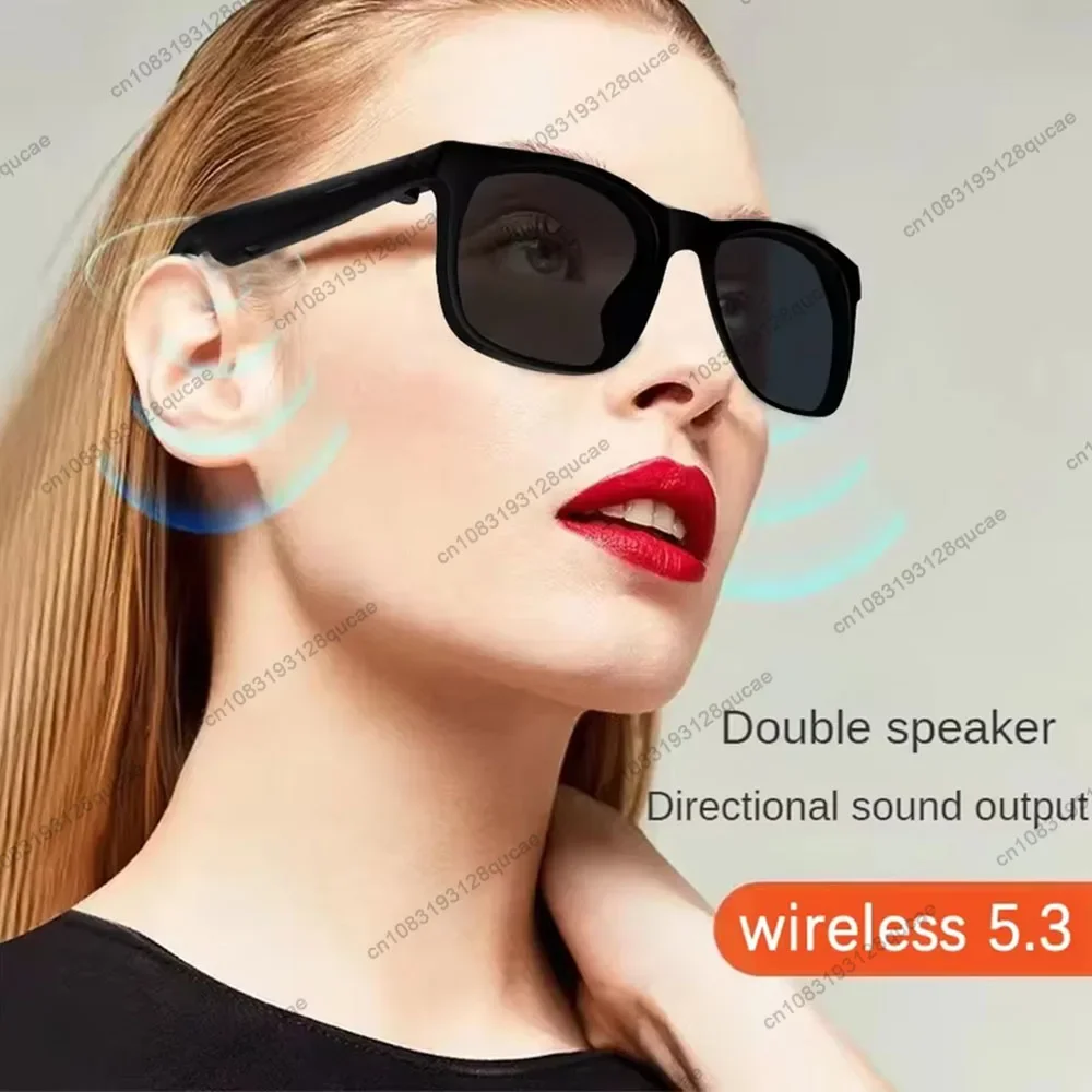 New Men's Smart Glasses Women's Bluetooth Glasses Voice Call Control Music Uv Polarized Sunglasses Headphone Glasses Man 2026, Alina Gadgets