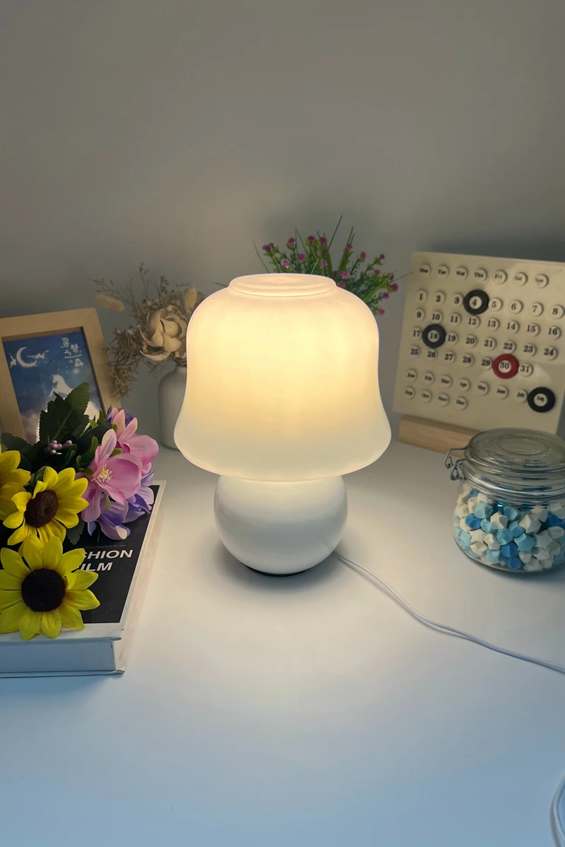 Description Picture 3 of itemLED Mushroom Bedroom Bedside Table Lamp Study Read Living Room Desktop Lighting Atmosphere LED Lamps Girl Gift Room Decoration