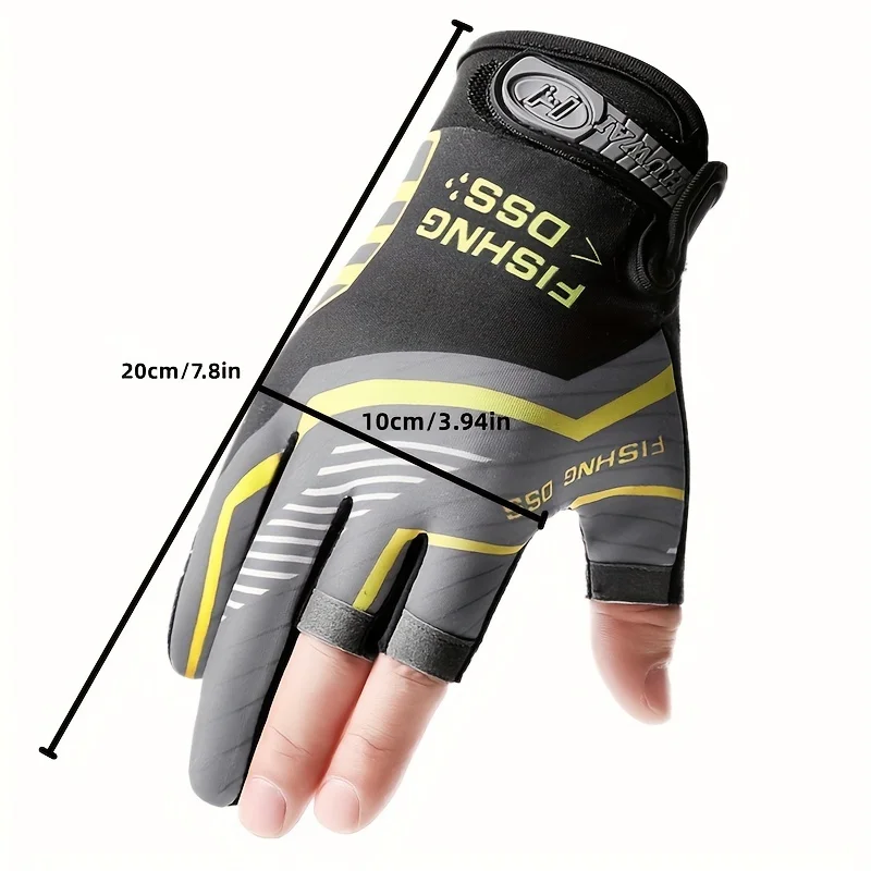 Anti-Rutsch-Angel handschuhe Verschleiß feste Sommer Outdoor atmungsaktive Angel-Sport handschuhe Angel bekleidung