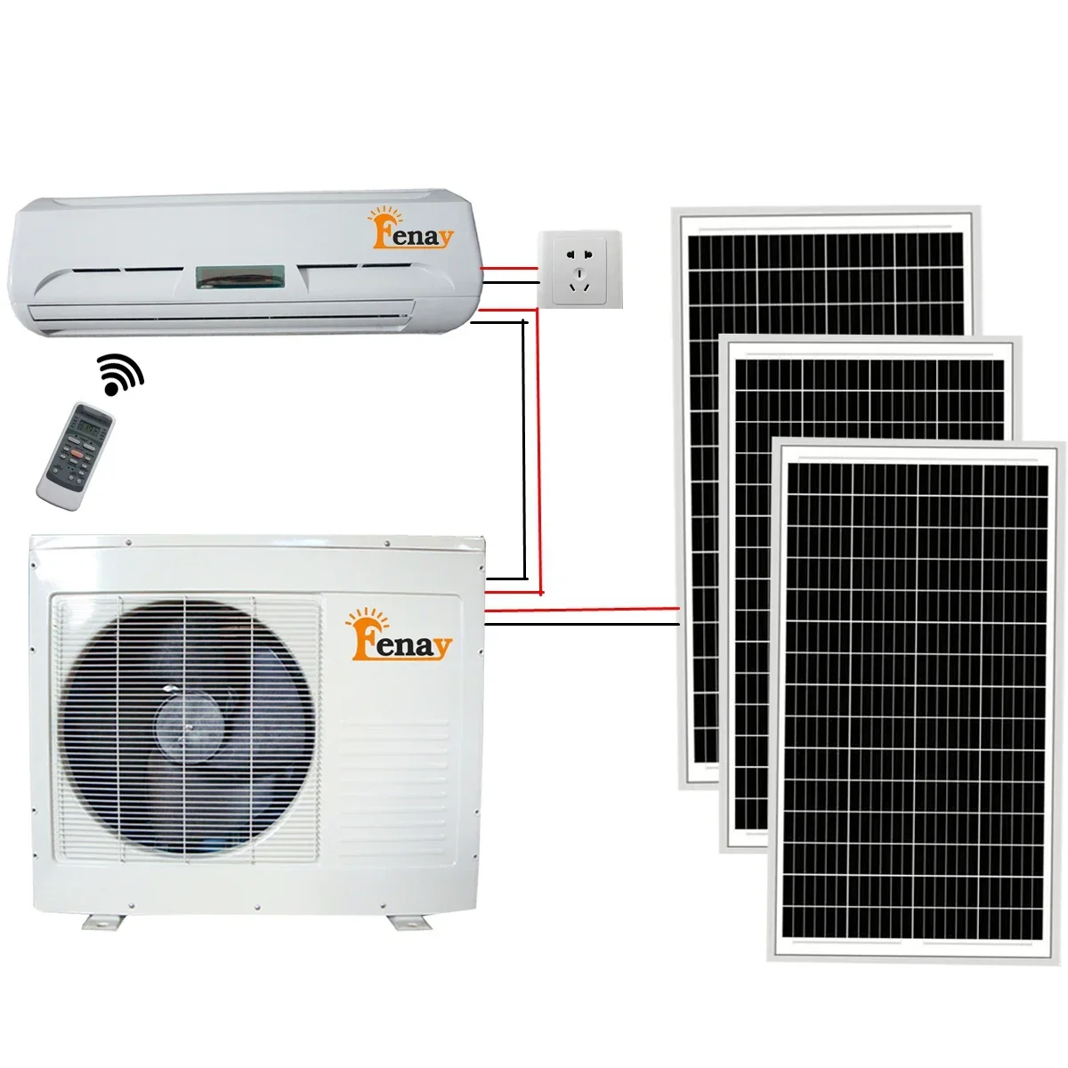 Air ConditionerHigh-Quality Affordable Hybrid DC And AC Solar Air Conditioner 24000BTU