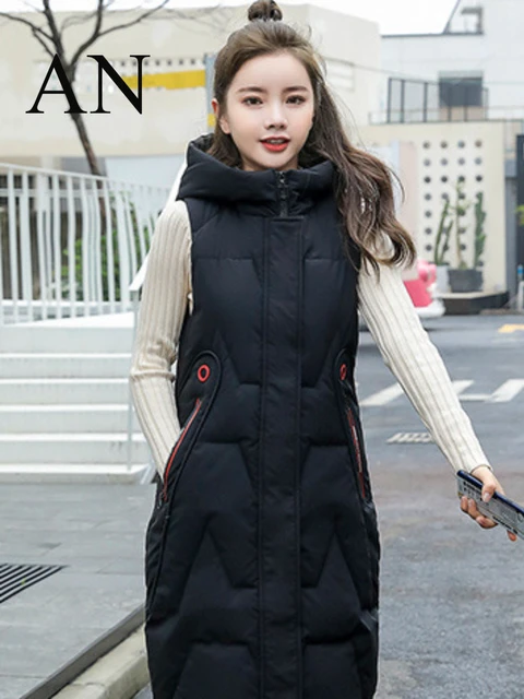 Autumn Winter Vests for Women 2023 New Fashion Thick Warm Zipper Sleeveless  Parkas Korean Style Women's Winter Coat - AliExpress