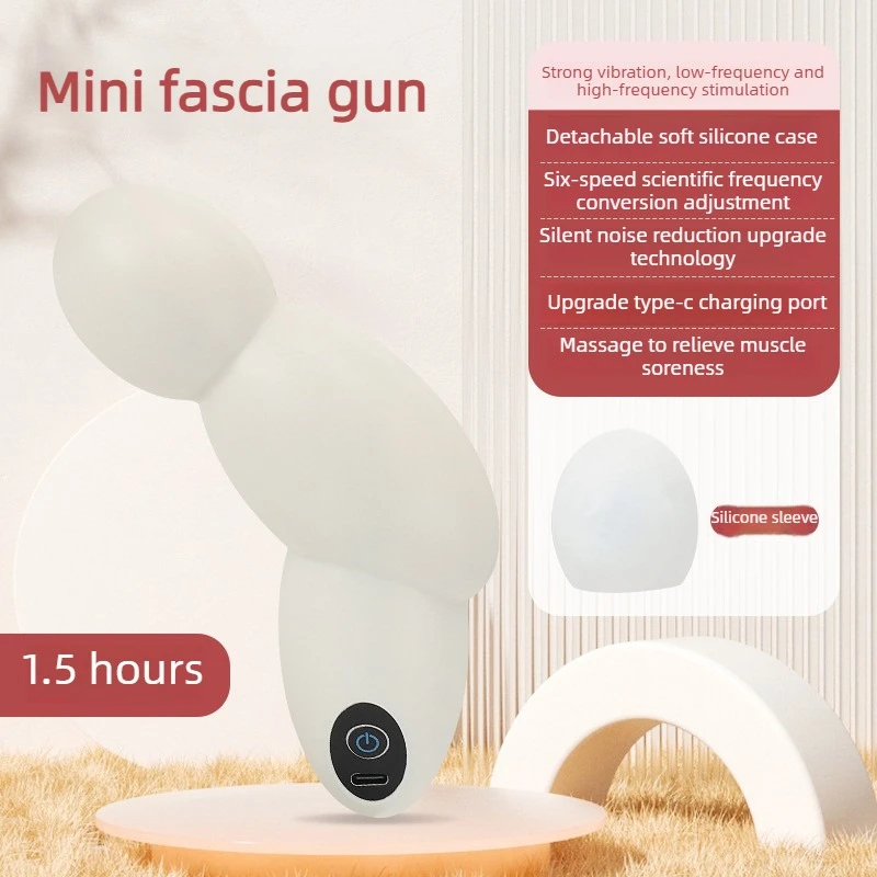 Compact 6-Speed Portable Muscle Relaxation Massager - Electric Vibration Therapy Device