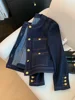 Syiwidii Blue Denim Jacket Women Autumn Classic Style Short Coat 2024 New Korean Fashion Pockets O-Neck Female Loose Jackets 3