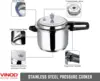 Pressure Cooker Stainless Steel – Outer Lid - 10 Liter – Induction Base Cooker 2