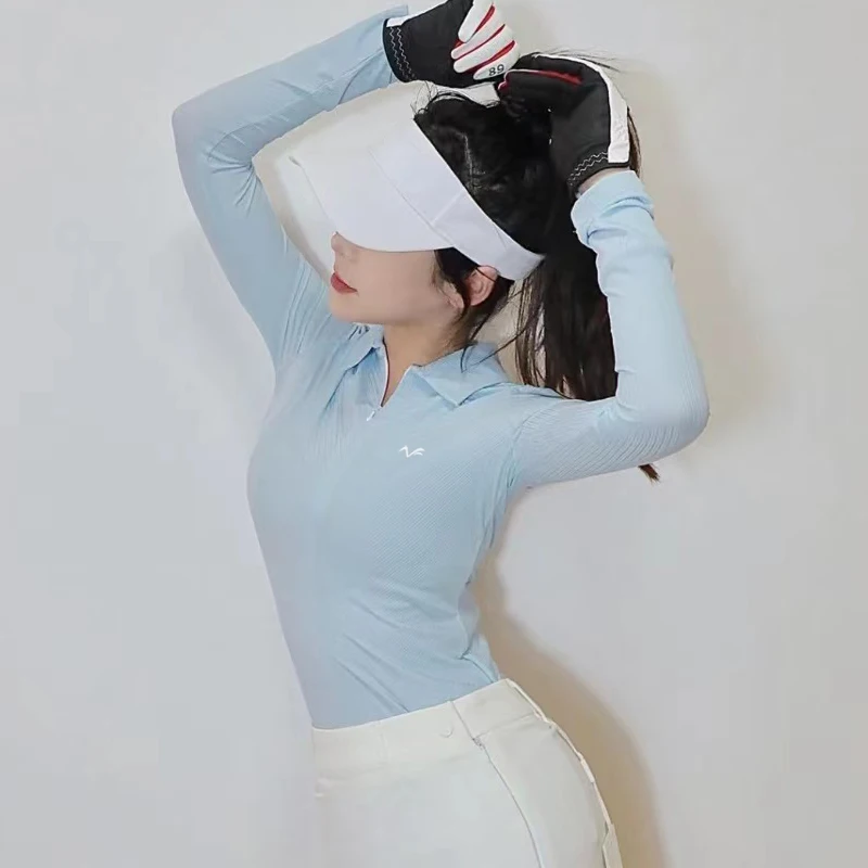 Golf Women's Autumn New Top, Slim Fit, Wear-resistant, High-quality, Fashionable, Comfortable, Versatile, Outdoor Leisure Sports