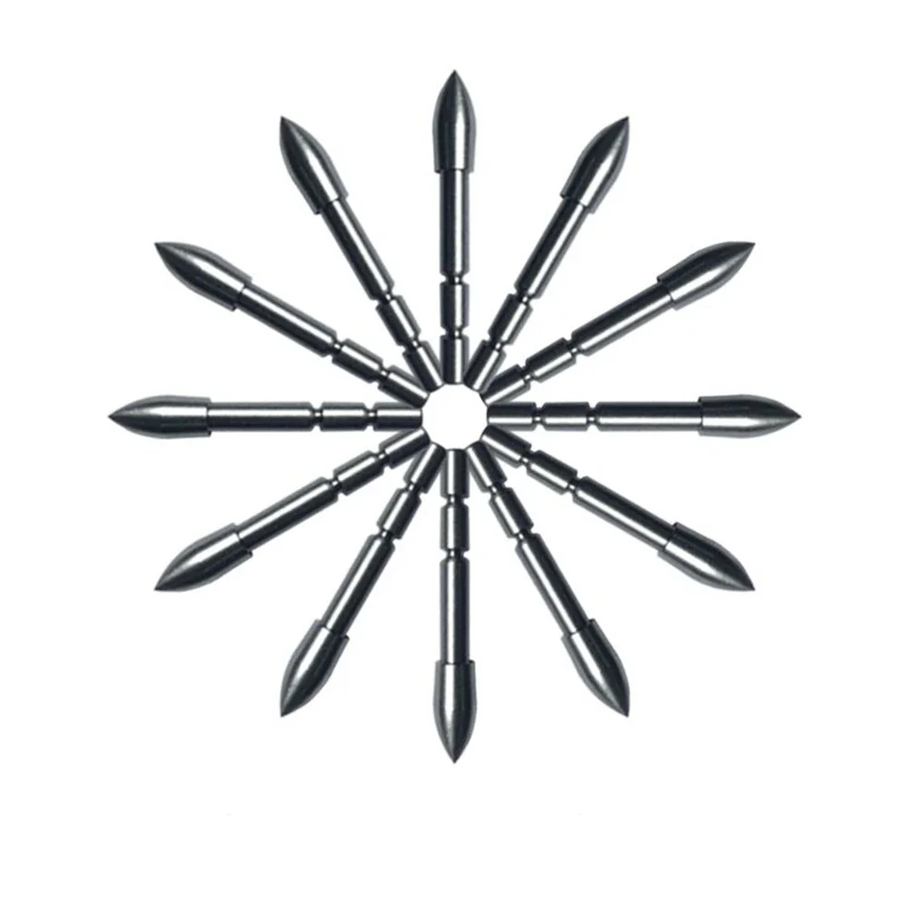 

12pcs Linkboy Archery Insert Broadheads Arrowhead 80gr 100gr 120gr Tips for Recurve Bow ID4.2MM OD 5.2-6.2mm