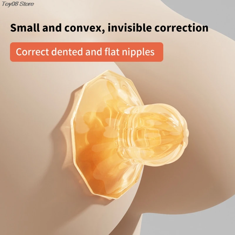 1PC Soft Silicone Nipple Corrector Suckers Suction Nipple Aspirator Puller Flat Inverted Retraction Nipple Treatment Redress 3