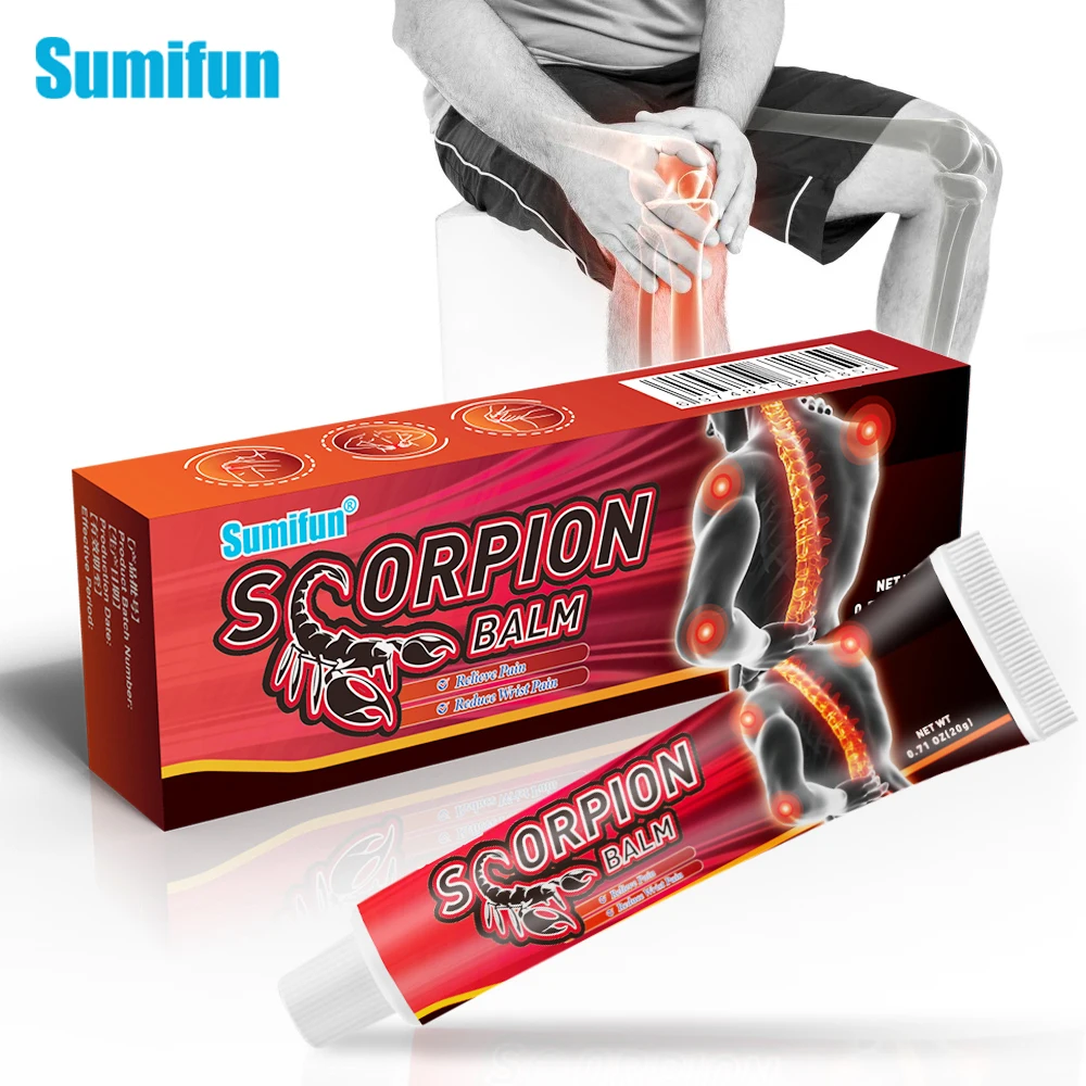 

20g Sumifun Scorpion Venom Joint Pain Relief Ointment Arthritis Muscle Balm Shoulder Neck Waist Analgesic Cream Chinese Medicine