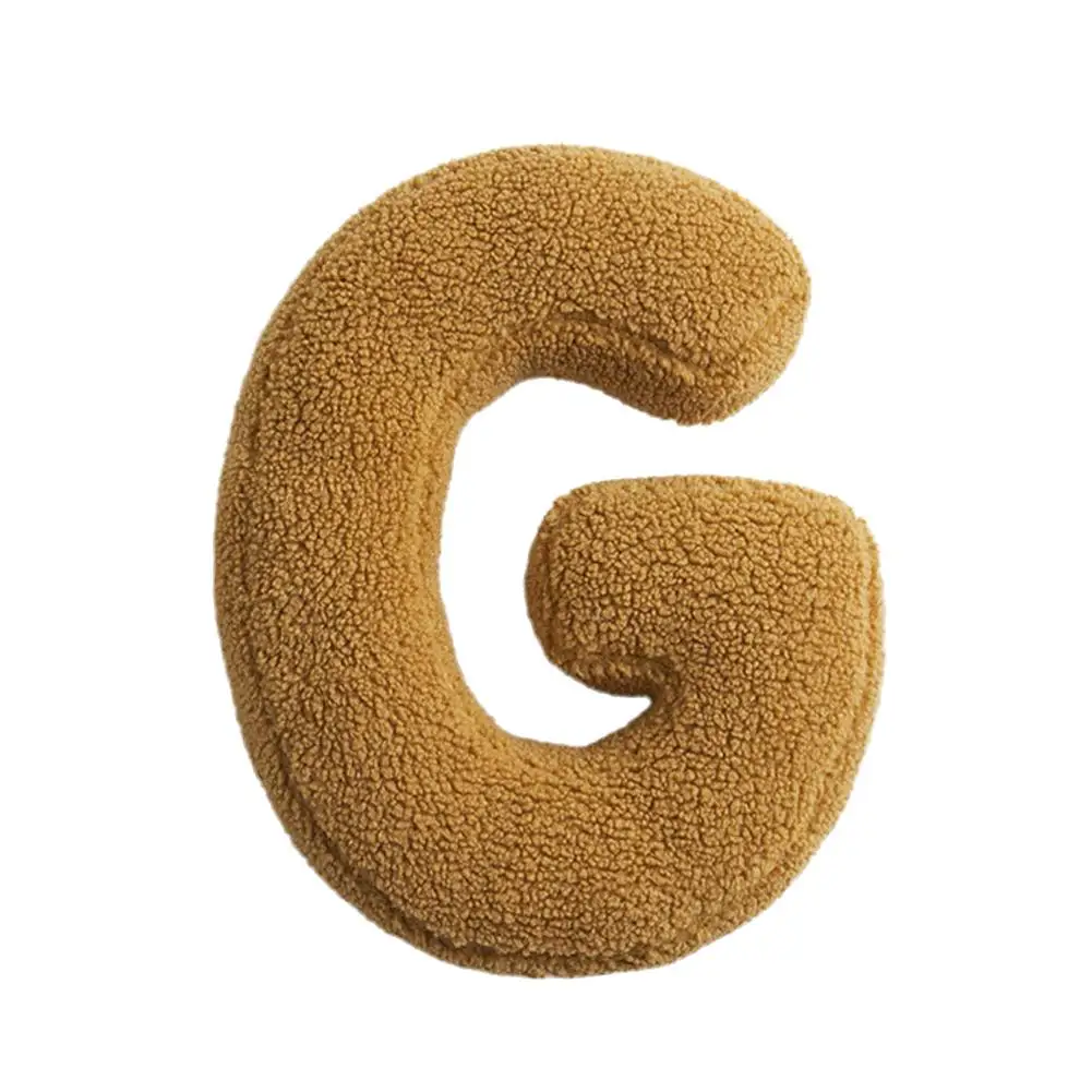 English Letter Plush Pillow Girl Birthday Gifts Bed Sofa Customized Cushion Baby Shower Toy Kid Room Decor Photo Prop 4