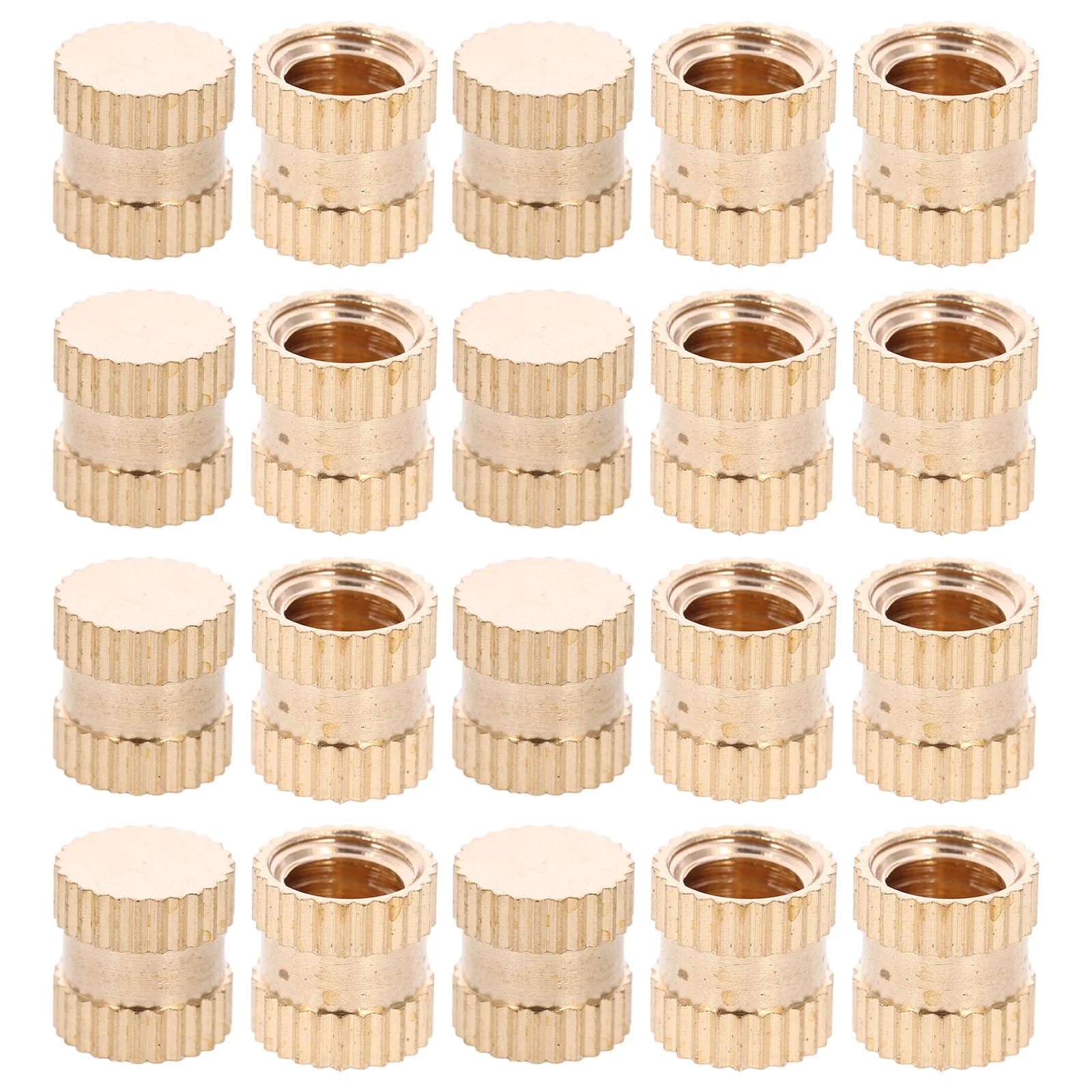 

20pcs Threaded Insert For Plastic Injection Molding 8x8mm Nut Insert Embedment Nut