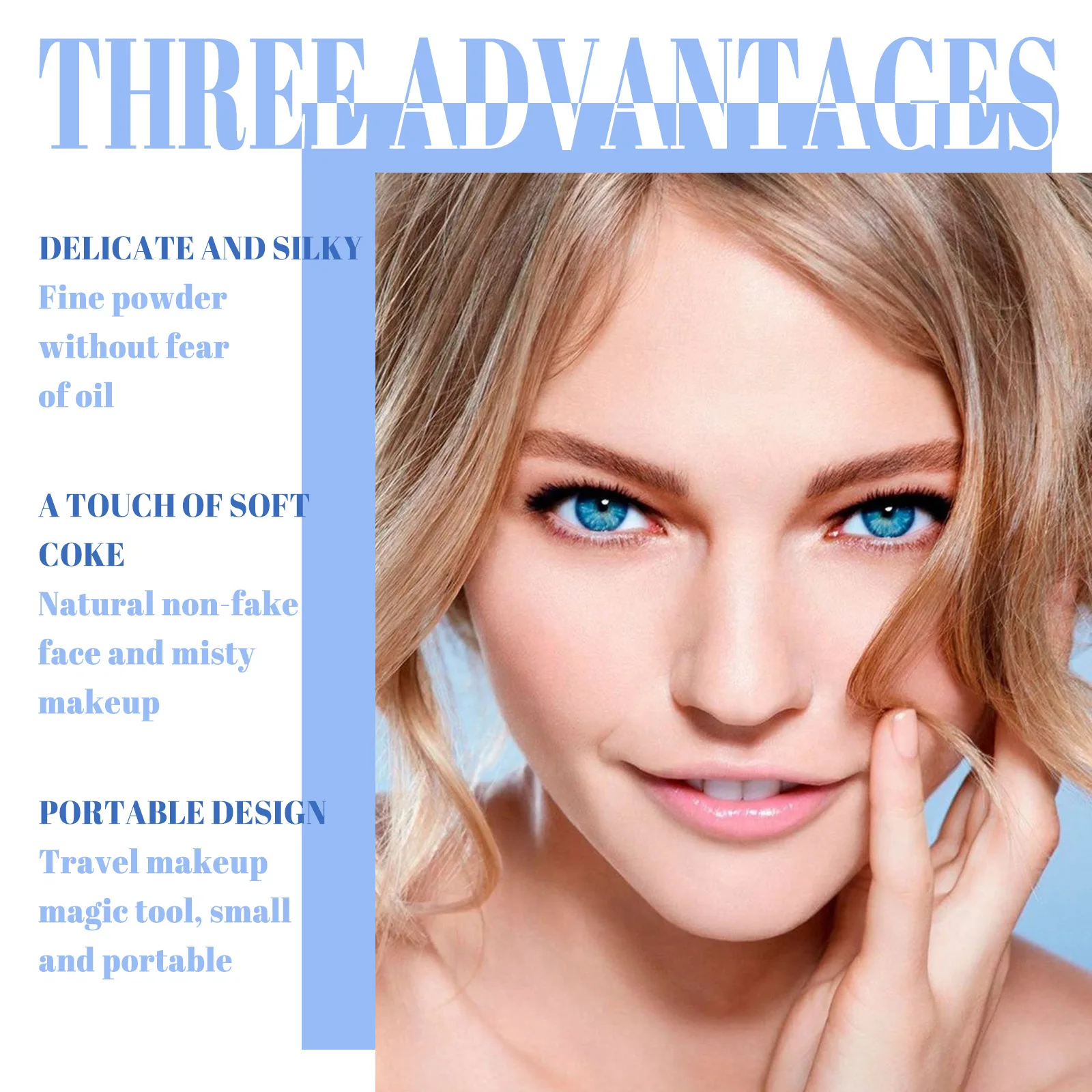 Setting Pressed Powder Invisible Pores Blemishes Waterproof Oil Control Matte Long Lasting Whitening Concealer Powder pressed powder foundation setting powder concealer powder face powder compact powder
