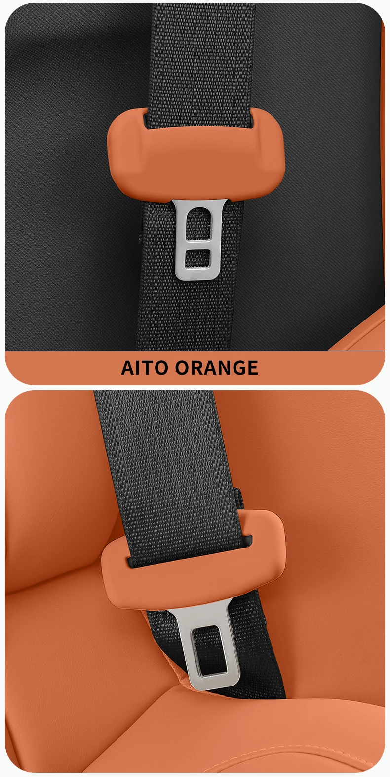 Auto Sicherheitsgurt Schnalle Abdeckung Für SERES 7 AITO M7 Silikon Anti-scratch Schutz Sicherheit Gürtel Schnalle Schutz Auto innen Zubehör – Detail 9